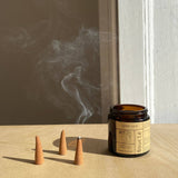 boucle's lemon balm incense cones