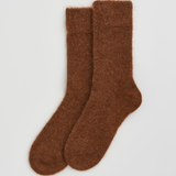 Chestnut Brown Ultra Soft Alpaca Socks