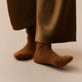 Chestnut Brown Ultra Soft Alpaca Socks