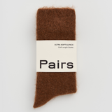 Chestnut Brown Ultra Soft Alpaca Socks
